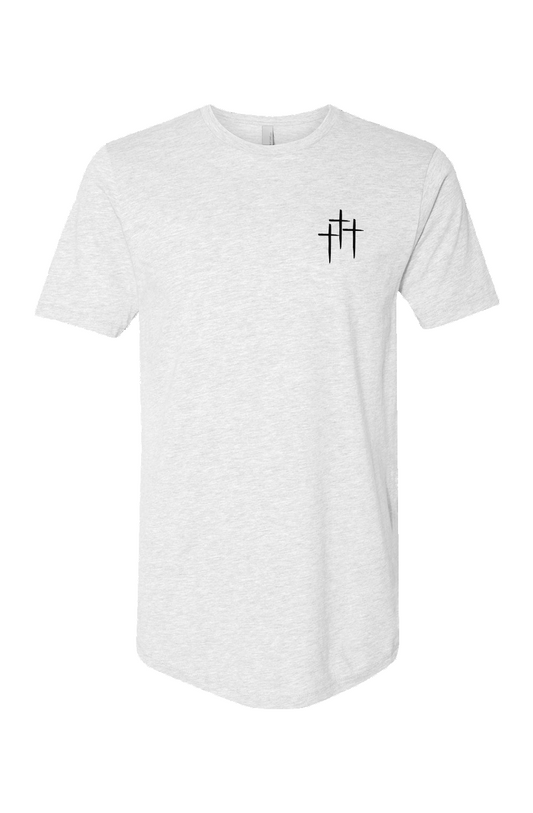 Three Cross Long Body Tee